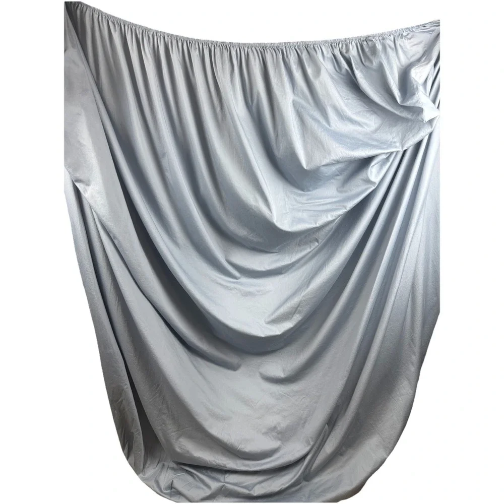 Lauren Ralph Lauren Blue Grey King Sheet Set- Fitted and Flat Sheet 108x96